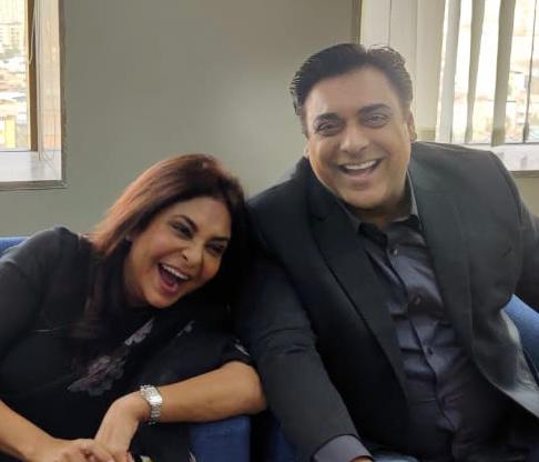 Ram Kapoor makes a funny video of co-star Shefali Shah on the sets of Vipul  Shah's series Human – Planet Bollywood